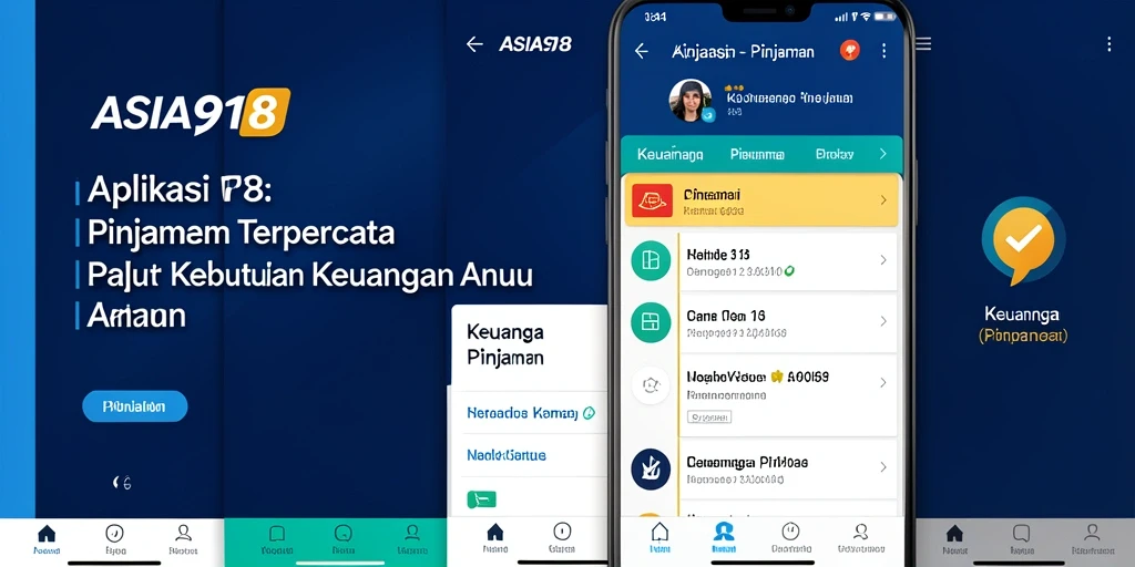 Antarmuka aplikasi ASIA918 yang user-friendly dan intuitif.