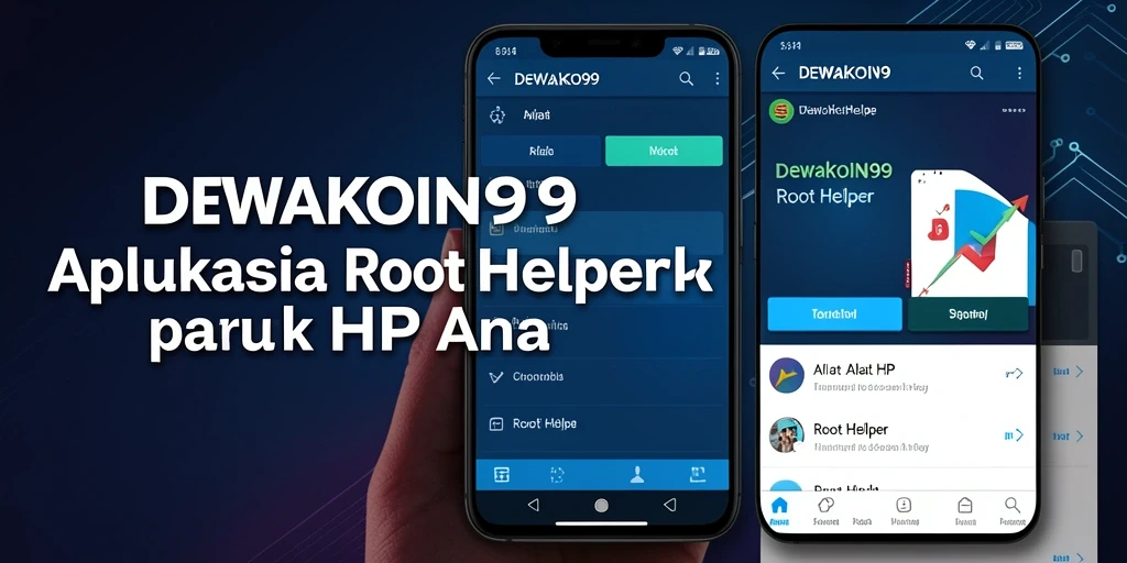 Antarmuka DEWAKOIN99 yang sederhana dan efektif sebagai Root Helper.
