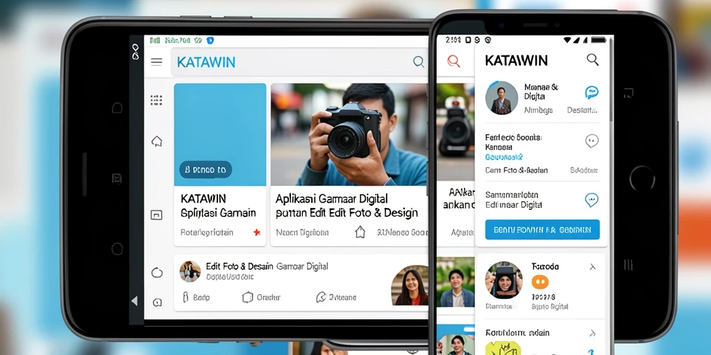 Screenshot utama KATAWIN menampilkan antarmuka pengguna yang sederhana dan intuitif.