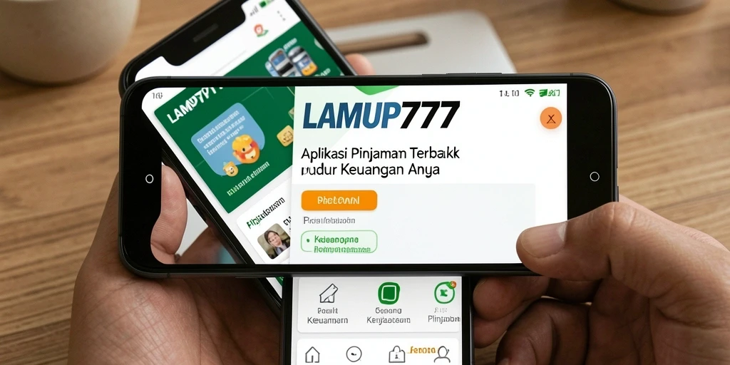 Antarmuka LAMPU777 menampilkan fitur pengajuan pinjaman yang sederhana.