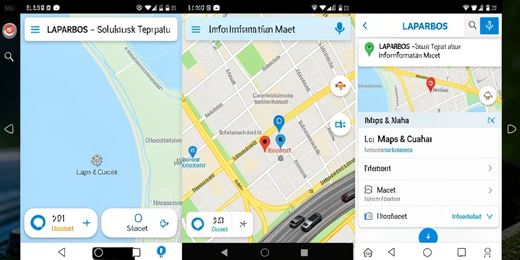 Tampilan antarmuka LAPARBOS yang informatif dan interaktif.