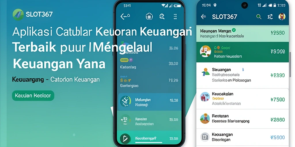 Tampilan antarmuka aplikasi Catatan Keuangan SLOT367 yang user-friendly.