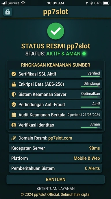 Kanal Resmi pp7slot untuk Pengguna Android Indonesia